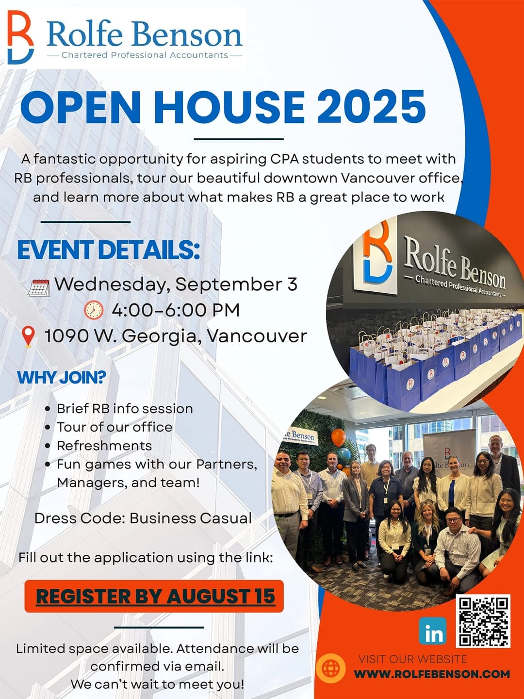 Open house 2025 - click to register by august 15